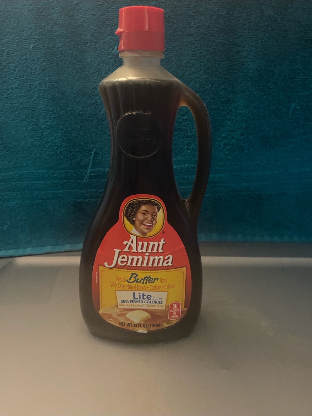 Collectible Aunt Jemima 24oz Syrup Bottle Sealed Rare Find Hard To Get